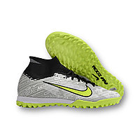 Nike Air Zoom Mercurial Superfly Elite сороконожки 35-44 (серый-зеленый)