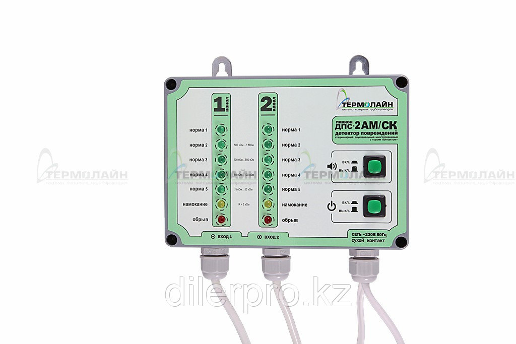 Детектор повреждений двухканальный с «сухим контактом» ДПС-2АМ/СК - фото 2 - id-p114557808