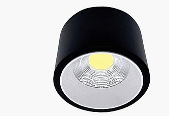 Накладной потолочный светодиодный светильник направленного света Sirius Black 12W 5000K(DEUTSCHER)