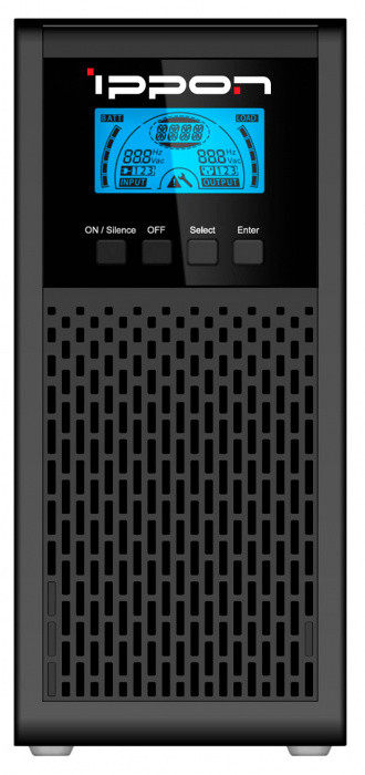 ИБП Ippon Innova G2 Euro 1000L On-Line UPS 1000VA, 900Вт, чист. синусоида , 2xEURO, управление по USB, без - фото 1 - id-p114511437