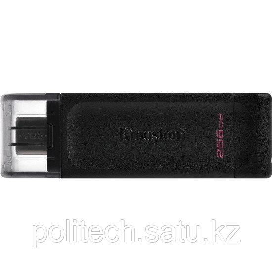 USB Flash Kingston 256 GB, Data Traveler 70, USB 3.2, Type-C, Black, 
DT70/256GB