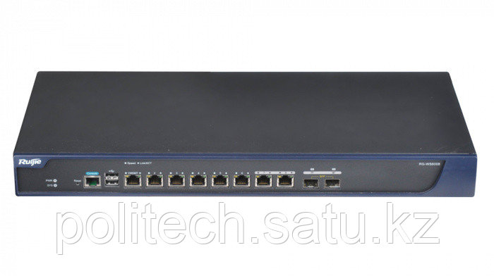 Контроллер Wi-Fi AP RUIJIE RG-WS6008 (6x1GbE; 2x1GbE/2xSFP combo ports 32AP - 224AP(448 wall AP) with license - фото 1 - id-p114511495