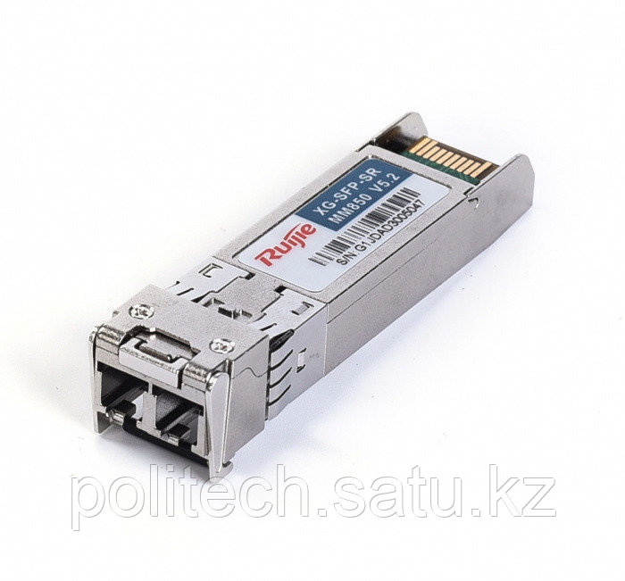 Трансивер оптический Ruijie XG-SFP-SR-MM850 10GBASE-SR, SFP+ Transceiver, 
MM (850nm, 300m, LC)