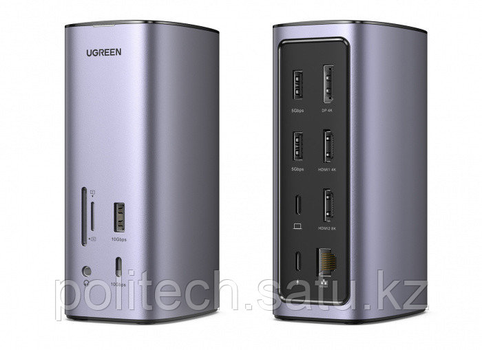 Док-станция UGREEN CM555 USB-C Multifunction Docking Station Pro 90325 - фото 1 - id-p114511627