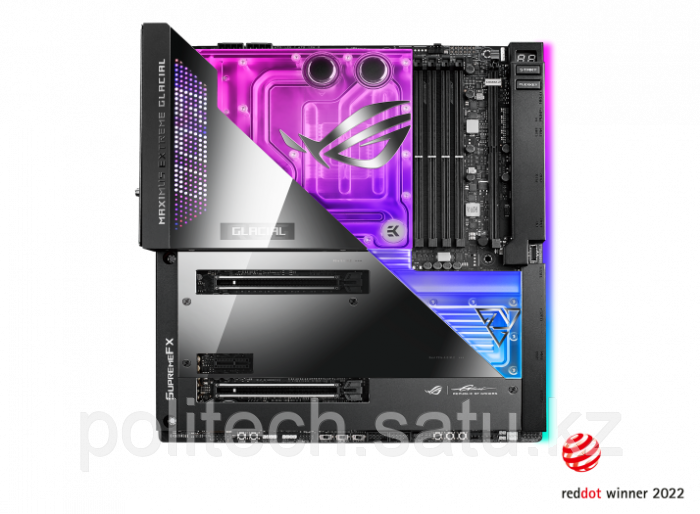 Сист.плата ASUS ROG MAXIMUS Z690 EXTREME GLACIAL, Z690, 1700, 4xDIMM DDR5, 2xPCI-E x16, PCI-Ex1, M.2, 6xSATA, - фото 1 - id-p114511685