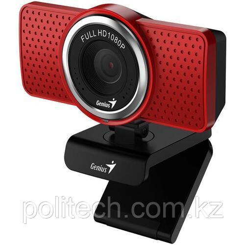 Камера Genius ECam 8000 Genius, Full HD 1080p, 30 кадров, 360°, MIC, 
красный 32200001407