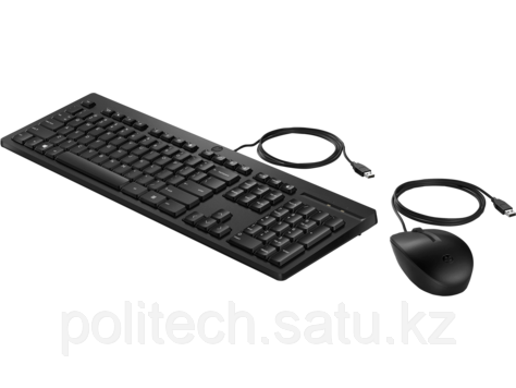 Клавиатура и мышь HP 286J4AA 225 Wired Mouse and KB USB - фото 1 - id-p114511780