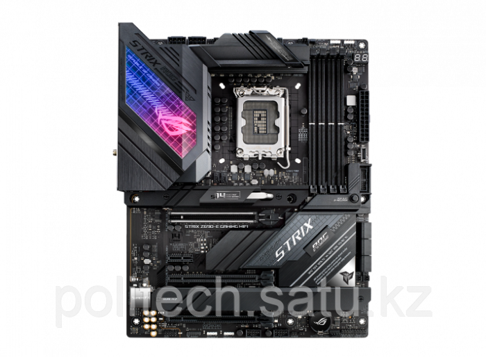 Сист. плата ASUS ROG STRIX Z690-E GAMING WIFI,Z690,1700,4xDIMM DDR5,3xPCI-E x16,PCI-E x1,M.2, - фото 1 - id-p114511785