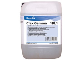 Diversey CLAX GAMMA (1BL1) қатты ластанған кірлерге арналған 26,2 кг сұйық сілтілі күшейткіш - фото 1 - id-p114559989