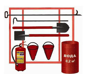 ЩИТ ПОЖАРНЫЙ ЩПО-А, в комплекте