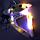Шапка с двигающимися ушками светящаяся Единорог меховая желтая, фото 3
