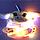 Шапка с двигающимися ушками светящаяся Единорог меховая желтая, фото 4