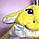 Шапка с двигающимися ушками светящаяся Единорог меховая желтая, фото 6