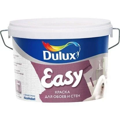 Краска Dulux Easy/Легко обновить обои мат BW 9л - фото 1 - id-p114563510