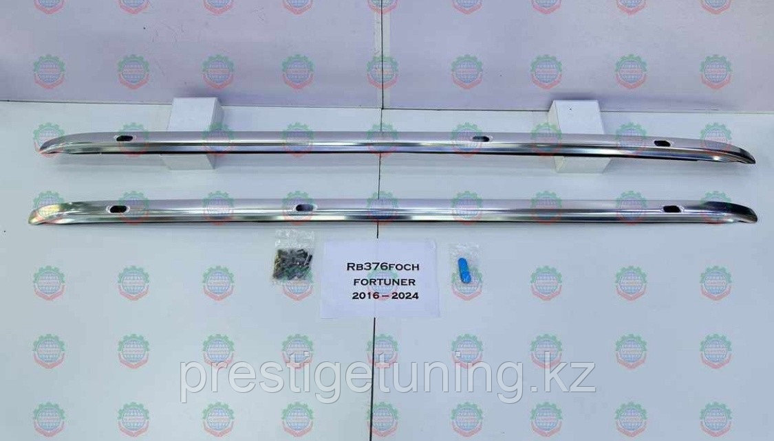 Рейлинги продольные на Fortuner 2016-24 (Серебро)