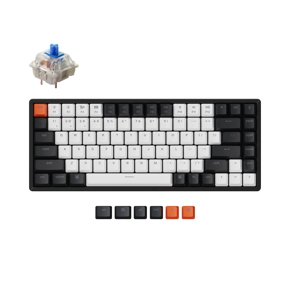 Клавиатура Keychron K2-C2H Blue Switch RGB Hot-Swap Aluminum Frame Gateron G pro Mechanical Wireless