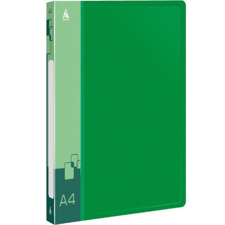 Папка с зажимом Бюрократ, A4, 16 мм, 700 мкм, внутренний и торцевой карман, зеленая - фото 6 - id-p114597258