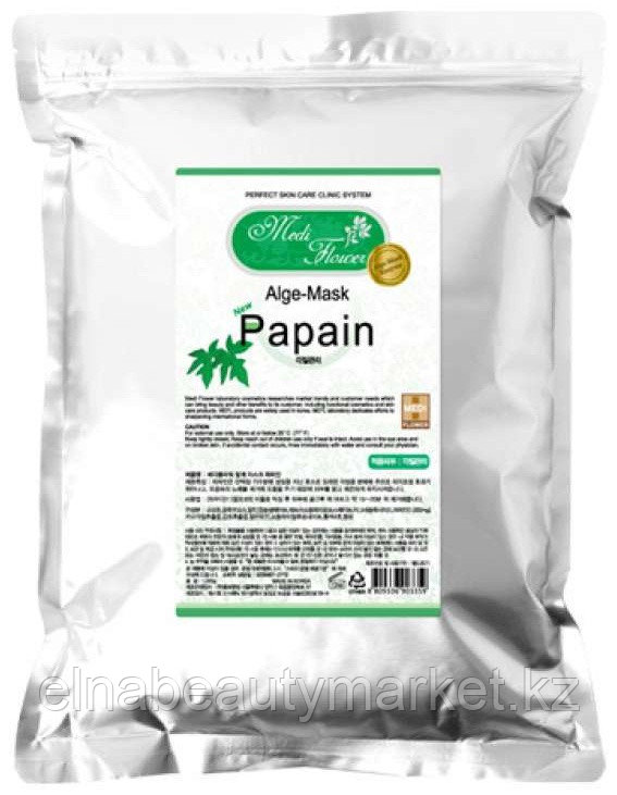 Маска для лица Medi Flower альгинатная Alge-Mask Papain 500 мл, фото 1