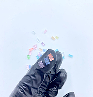 Фигурки для ногтей объемные Мишки 100 шт, фото 2