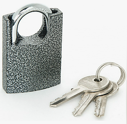 Замок HG висячий с защитой дужки 60×78×20 мм (длина×высота×толщина)