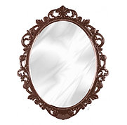 Зеркало в рамке "Ажур" М4520, цвет коричневый