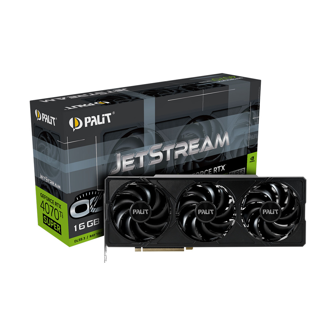 Видеокарта PALIT RTX4070Ti SUPER JETSTREAM OC 16GB (NED47TSS19T2-1043J)