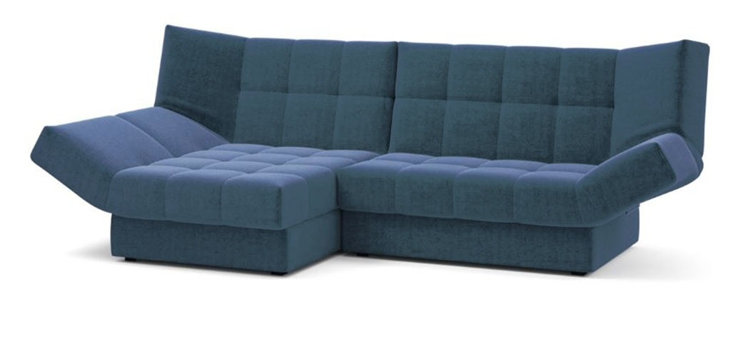 Угловой диван Дижон (левый) Синий - фото 1 - id-p114599984