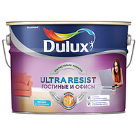 Краска Dulux Ultra Resist Гостиные и Офисы мат BW 9л