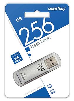 USB накопитель Smartbuy 256GB V-Cut Silver