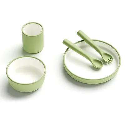 Посуда силиконовая (комплект ) зеленый