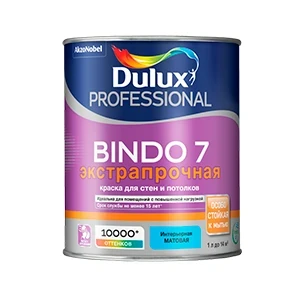 Краска Dulux Professional BINDO 7 матовая BC 9л - фото 1 - id-p114600541