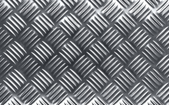 Алюминиевый рифленый лист Квинтет 0,8х1400х5000 мм А0 - фото 1 - id-p114606640