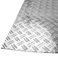 Алюминиевый рифленый лист Дуэт 4,0х1200х2000 мм ВД1А