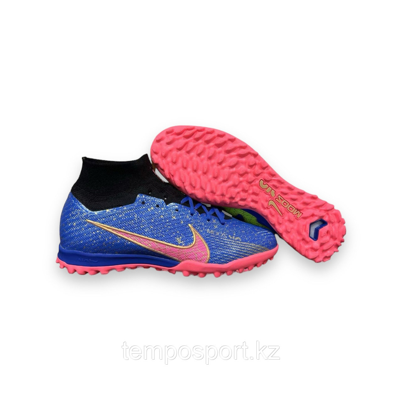 Nike Mercurial Air Zoom Elite Superfly сороконожки 39-43 (синий-розовый) - фото 1 - id-p114610697