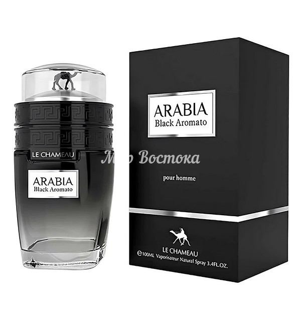 Парфюмерная вода Arabia Black Aromato Le Chameau (100 мл, ОАЭ) - фото 1 - id-p114610820