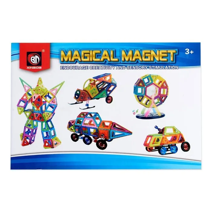Конструктор магнитный Xinbida Magical Magnet, 71 деталей - фото 5 - id-p114612047