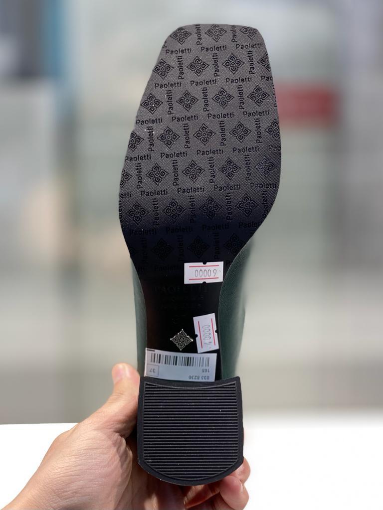 Удобные женские туфли изумрудного цвета "Paoletti". Женская обувь Турция. - фото 5 - id-p111990703