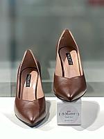 Модные женские туфли коричневого цвета "Paoletti"  в Алматы. Женская обувь новая коллекция 2024., фото 6