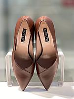 Модные женские туфли коричневого цвета "Paoletti"  в Алматы. Женская обувь новая коллекция 2024., фото 5