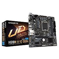 Материнская плата GIGABYTE H610M H V2 DD4, LGA1700, H610, PCIe16x 4.0, D-SUB+HDMI, M.2, 4xSATA, DDR4