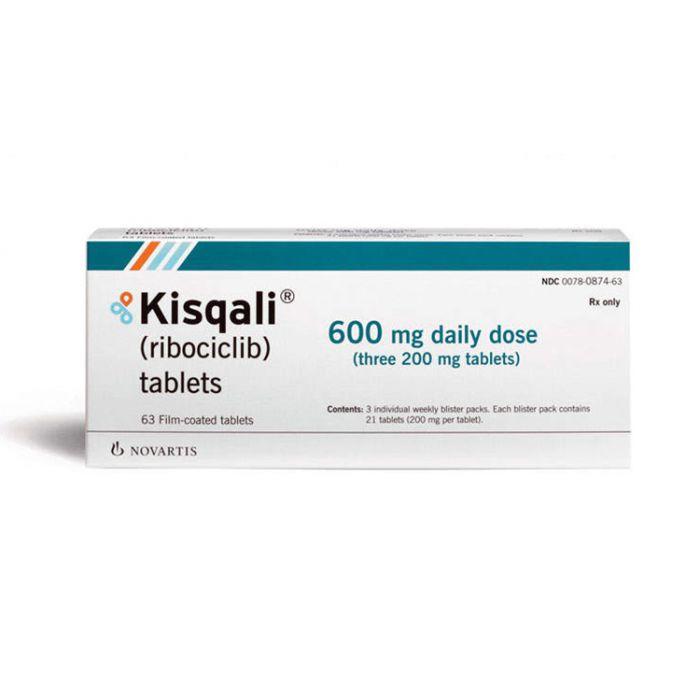 Таблетки Kisqali (ribociclib) при раке груди 63 шт., фото 1
