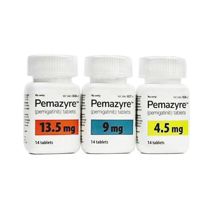Таблетки Pemazyre (pemigatinib) при раке желчного протока 14 шт.