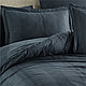 Постельное белье, евро-стандарт, ранфорс (CLASY), UV3 темный графит 2-х спальное, 100% хлопок - фото 2 - id-p114614306