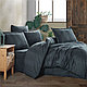 Постельное белье, евро-стандарт, ранфорс (CLASY), UV3 темный графит 2-х спальное, 100% хлопок - фото 3 - id-p114614306