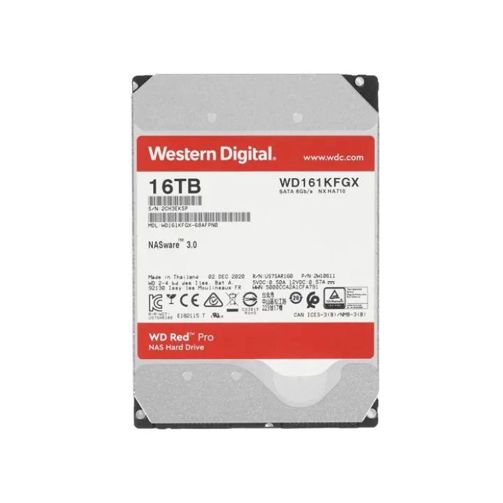 Жёсткий диск HDD 16 Tb SATA 6Gb/s Western Digital Red Pro WD161KFGX 3.5" 7200rpm 512Mb