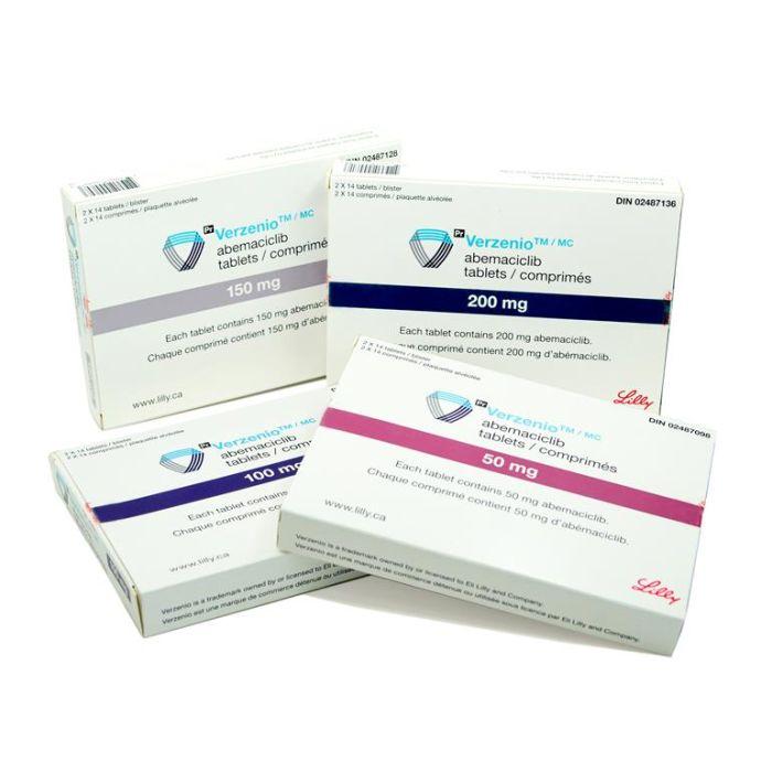 Таблетки Verzenio/Verzenios (abemaciclib) при раке груди