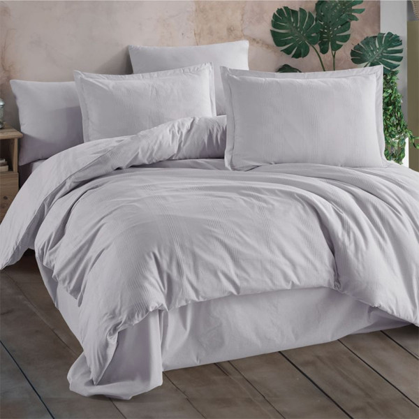 Постельное белье, евро-стандарт, ранфорс (CLASY), UV4 белый 2-х спальное, 100% хлопок - фото 1 - id-p114614351