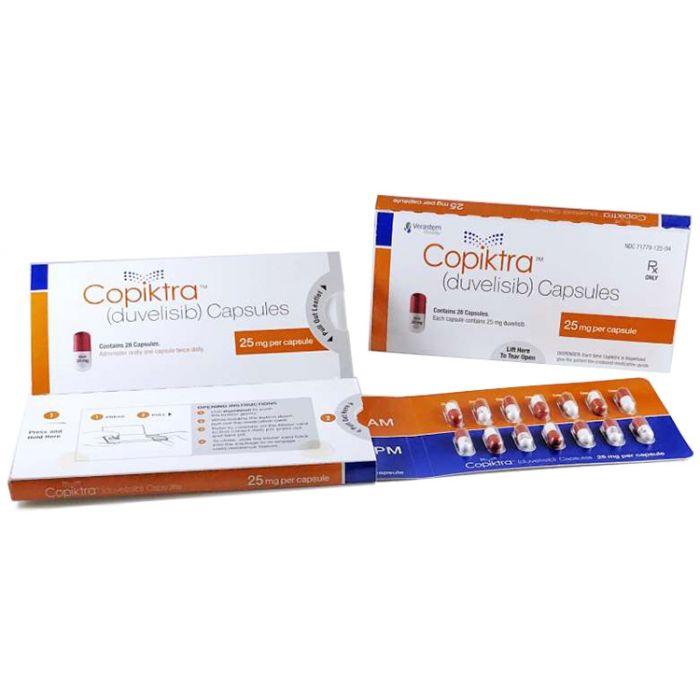 Капсулы Copiktra (duvelisib) для лечения лейкемии и лимфомы 56 шт.
