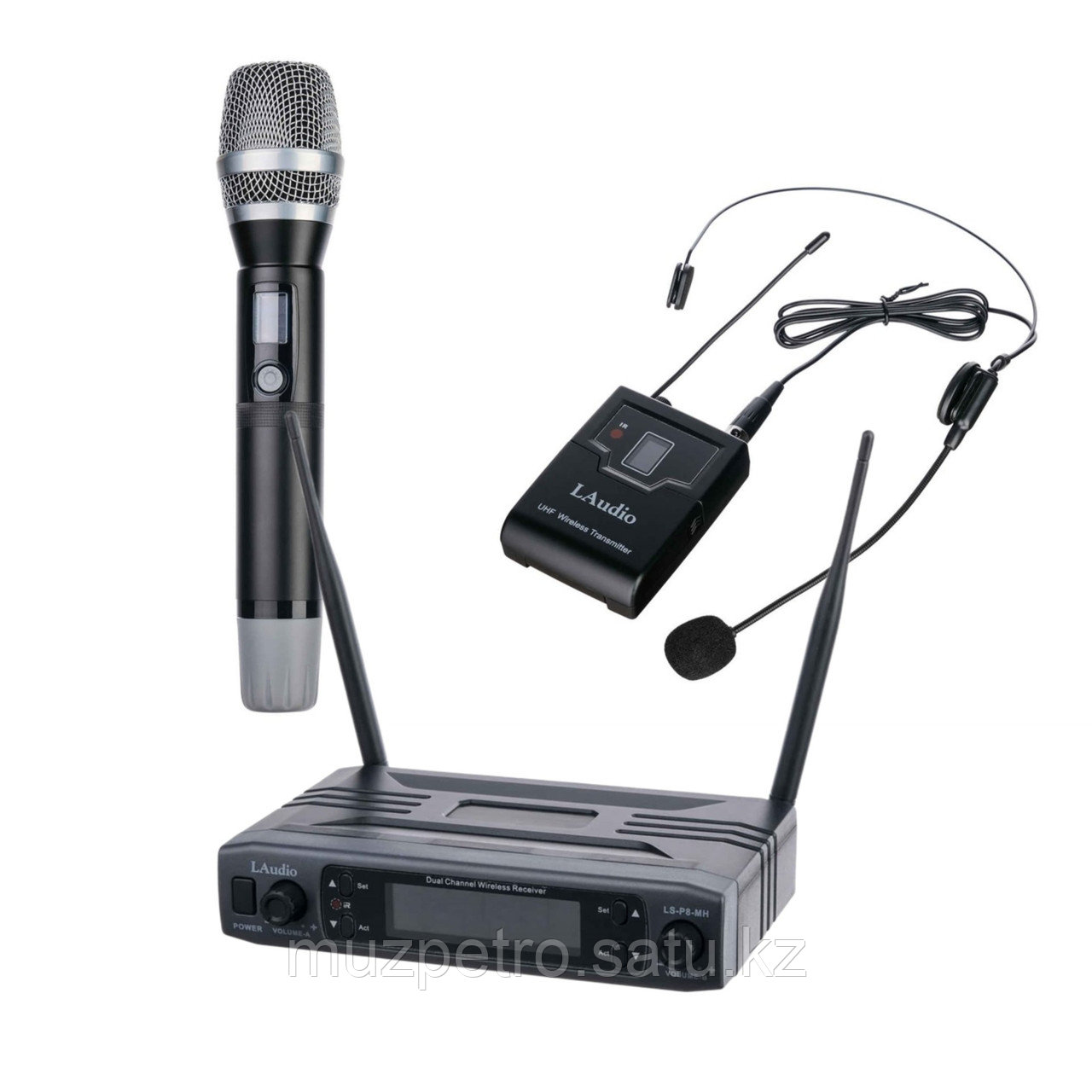 Радиомикрофон ручной + головной LAudio LS-P8-MH - фото 1 - id-p114614671