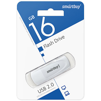 USB накопитель Smartbuy 16GB Scout White